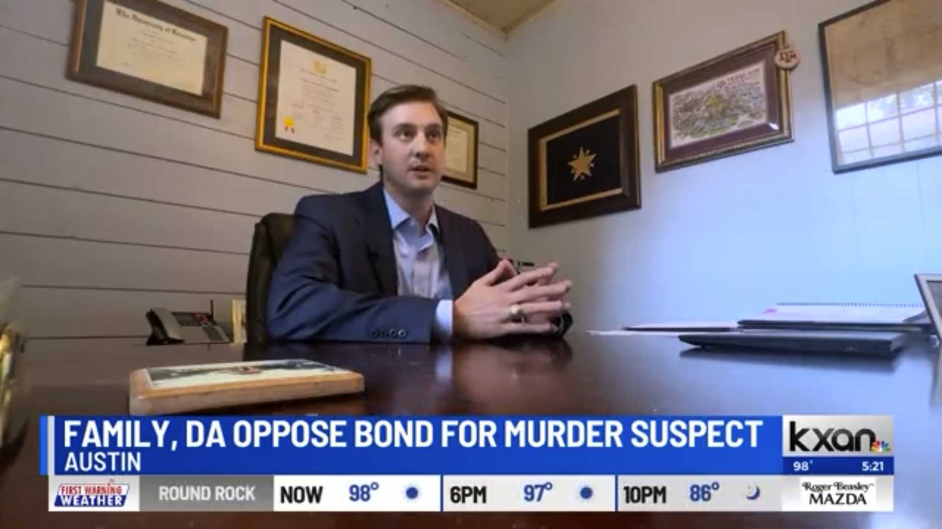 District Attorney, Victim’s Family Oppose Bond Amount for Austin Teen Murder Suspect