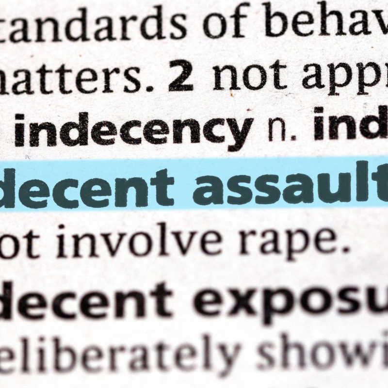 a highlighted passage showing a portion of the indecent assault definition